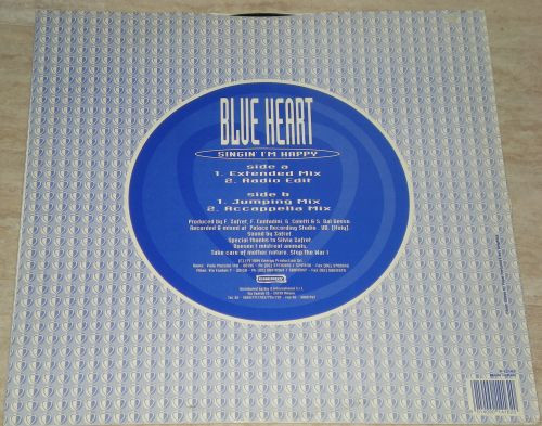 Blue Heart - Singin' I'm Happy | X-Energy Records (X-12162) - 4 Blue Heart - Singin' I'm Happy | X-Energy Records (X-12162) - 4