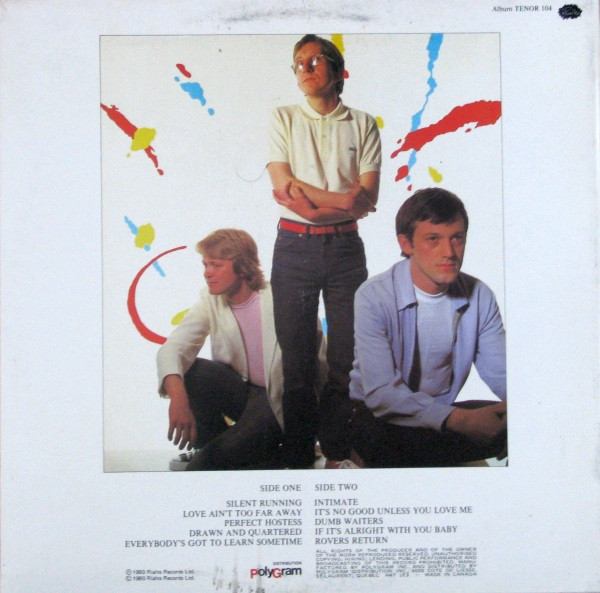 The Korgis - Dumb Waiters [Vinyl] | Rialto (TENOR 104) - 2