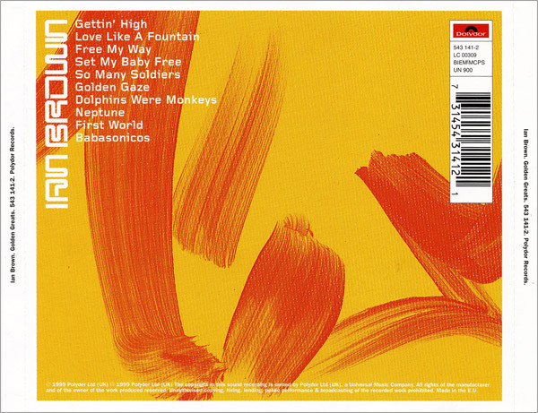 Ian Brown - Golden Greats | Polydor (543 141-2) - 2