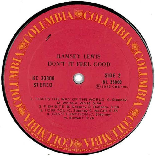 Ramsey Lewis - Don't It Feel Good | Columbia (KC 33800) - 4