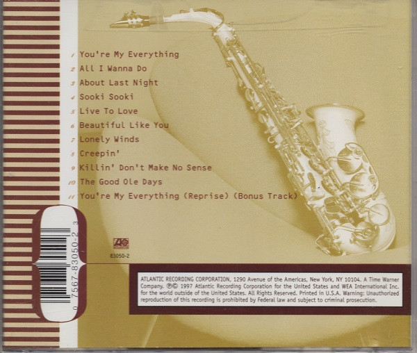 Gerald Albright - Live To Love | Atlantic (83050-2) - 2