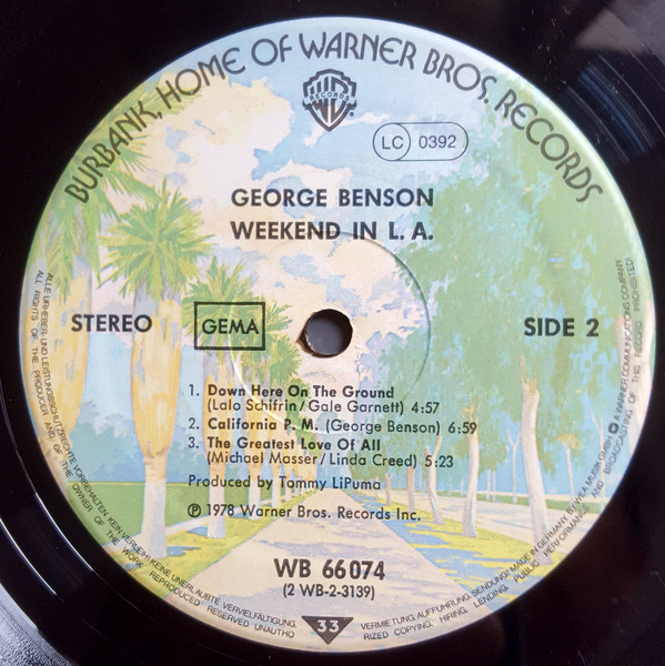 George Benson - Weekend In L.A. | Warner Bros. Records (WB 66 074) - 4 George Benson - Weekend In L.A. | Warner Bros. Records (WB 66 074) - 4