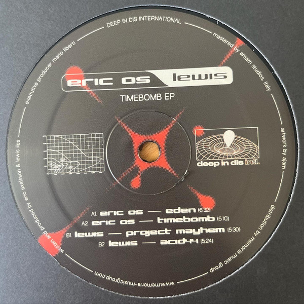 Eric OS , Lewis - Timebomb EP | Deep In Dis Intl. (DIDWAX003) - 2 Eric OS , Lewis - Timebomb EP | Deep In Dis Intl. (DIDWAX003) - 2