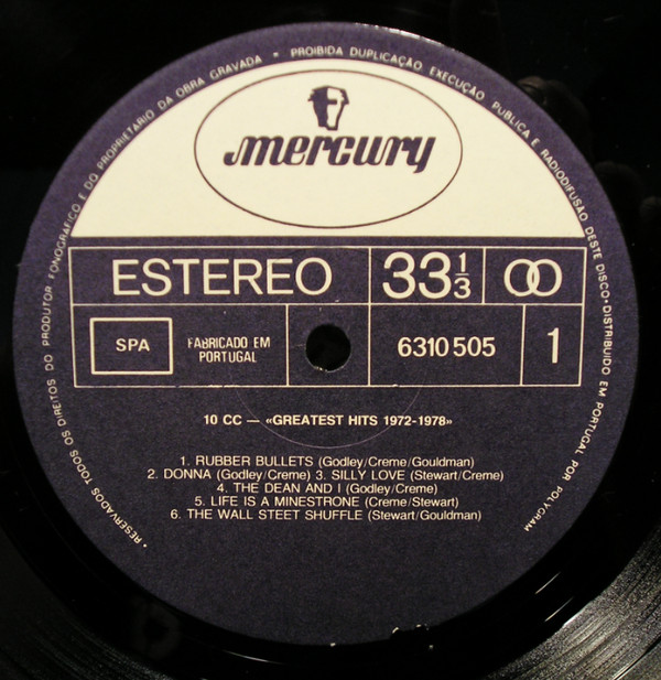 10cc - Greatest Hits 1972-1978 | Mercury (6310 505) - main