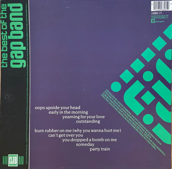 The Gap Band - The Best Of The Gap Band | Club (JABH 15) - 2
