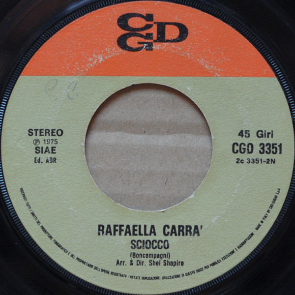 Raffaella Carrà - Male | CGD (CGD 3351) - 4