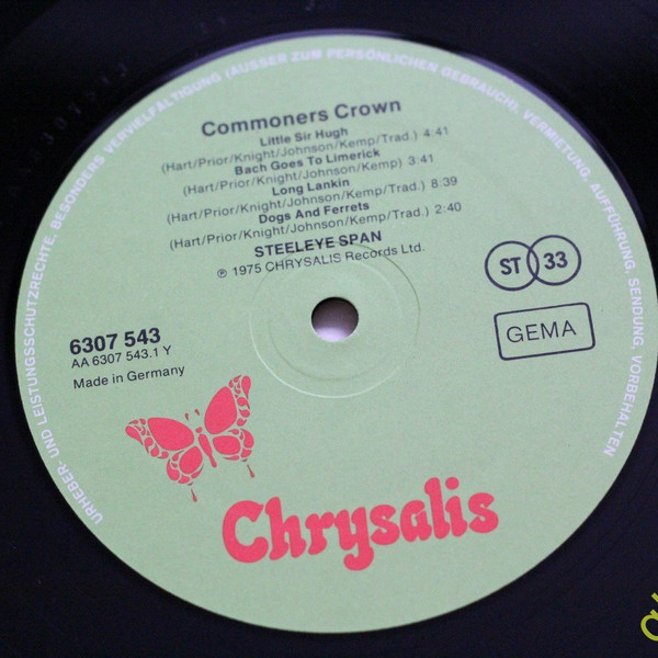 Steeleye Span - Commoners Crown | Chrysalis (6307 543) - 3