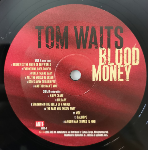 Tom Waits - Blood Money | Anti- (6629-3) - 3 Tom Waits - Blood Money | Anti- (6629-3) - 3