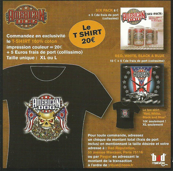 American Dog - Scars-N-Bars | Bad Reputation (310 128 2) - 3 American Dog - Scars-N-Bars | Bad Reputation (310 128 2) - 3