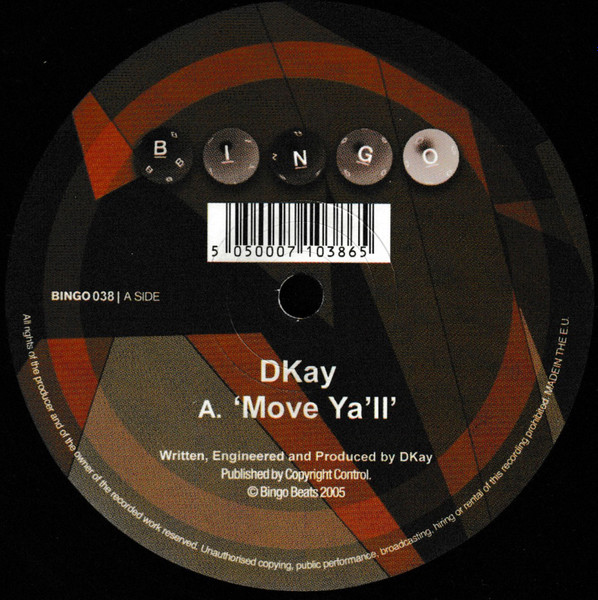 D. Kay - Move Ya'll / Sunday Morning | Bingo Beats (BINGO 038)