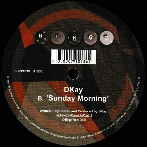 D. Kay - Move Ya'll / Sunday Morning | Bingo Beats (BINGO 038) - 2