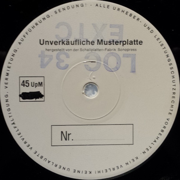 Mosaic - Hypnotic EXTC / Is It Serious | Logic Records (LOC 34)