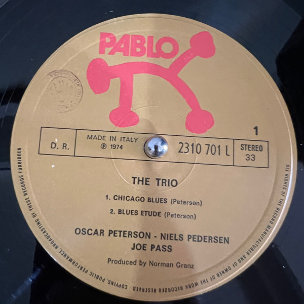 The Oscar Peterson Trio - The Trio | Pablo Records (2310 701 L) - 3 The Oscar Peterson Trio - The Trio | Pablo Records (2310 701 L) - 3