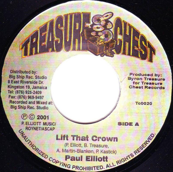 Paul Elliot - Lift That Crown | Treasure Chest (TC 0020) - main