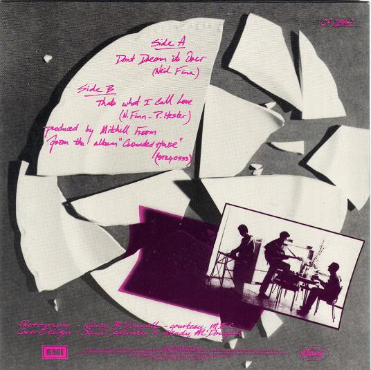 Crowded House - Don't Dream It's Over | Capitol Records (CP 1842) - 2