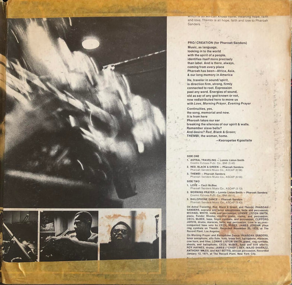 Pharoah Sanders - Thembi | Impulse! (AS-9206) - 3 Pharoah Sanders - Thembi | Impulse! (AS-9206) - 3