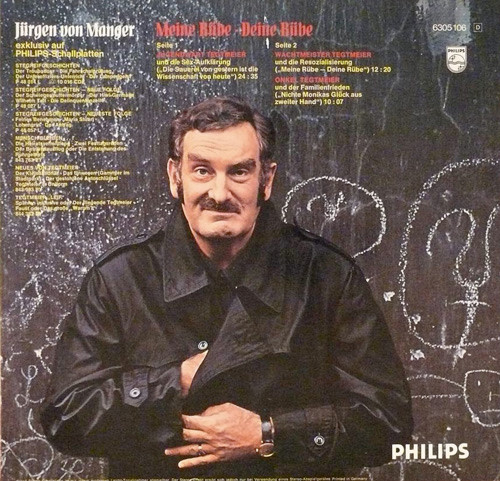 Jürgen von Manger - Adolf Tegtmeier: Meine Rübe - Deine Rübe | Philips (6305 106) - 2 Jürgen von Manger - Adolf Tegtmeier: Meine Rübe - Deine Rübe | Philips (6305 106) - 2