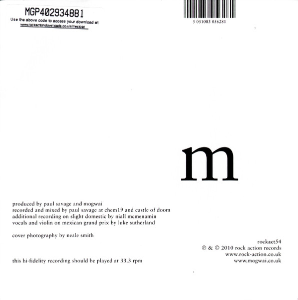 Mogwai - Mexican Grand Prix / Slight Domestic | Rock Action Records (rockact54) - 2 Mogwai - Mexican Grand Prix / Slight Domestic | Rock Action Records (rockact54) - 2