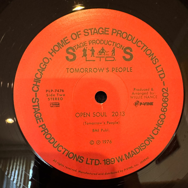Tomorrow's People - Open Soul | P-Vine Records (PLP-7476) - 4 Tomorrow's People - Open Soul | P-Vine Records (PLP-7476) - 4