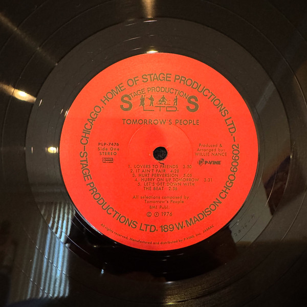 Tomorrow's People - Open Soul | P-Vine Records (PLP-7476) - 3 Tomorrow's People - Open Soul | P-Vine Records (PLP-7476) - 3