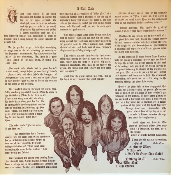 Gentle Giant - Gentle Giant | Vertigo (6360 020) - 2 Gentle Giant - Gentle Giant | Vertigo (6360 020) - 2