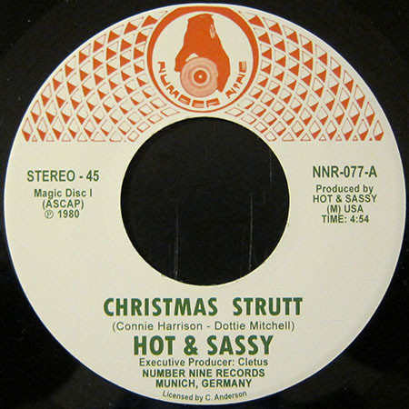 Hot & Sassy - Christmas Strutt | Number Nine Records (NNR-077)