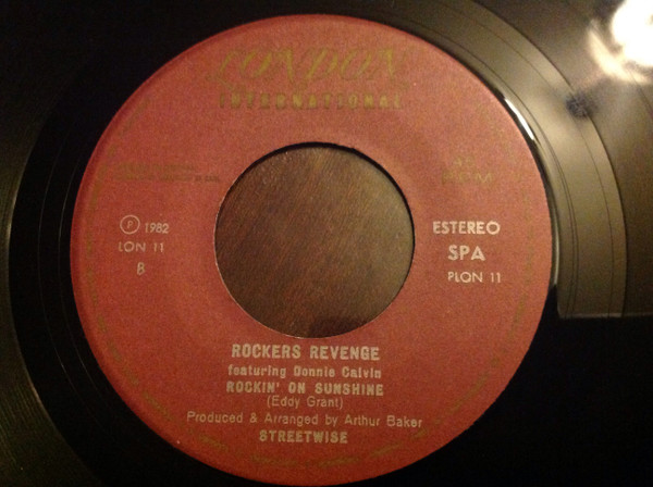 Rockers Revenge - Walking On Sunshine / Rockin'On Sunshine | London International (PLON 11) - 2