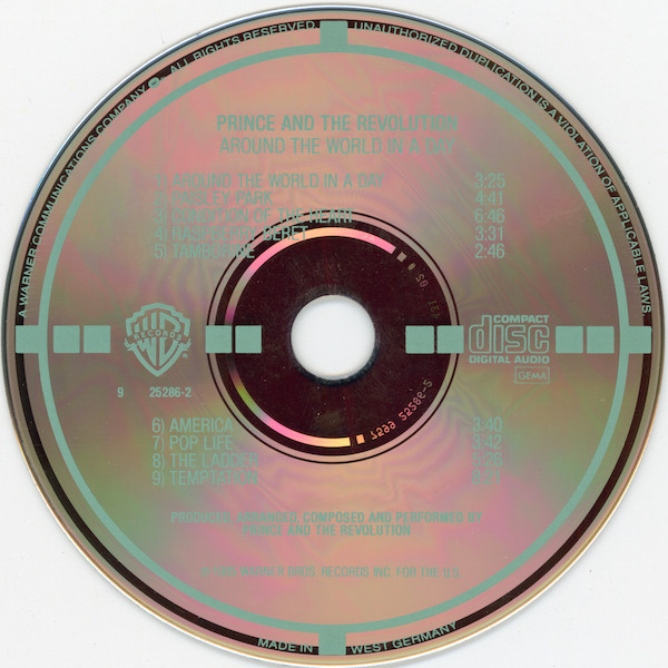 Prince And The Revolution - Around The World In  A Day | Paisley Park (9 25286-2) - 4