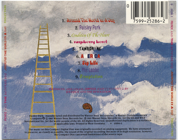 Prince And The Revolution - Around The World In  A Day | Paisley Park (9 25286-2) - 2