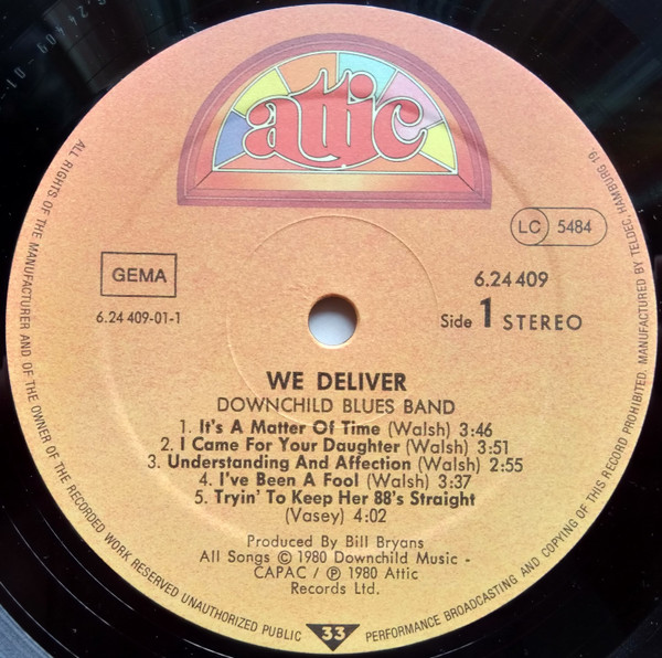 Downchild Blues Band - We Deliver | Attic (6.24409) - 4