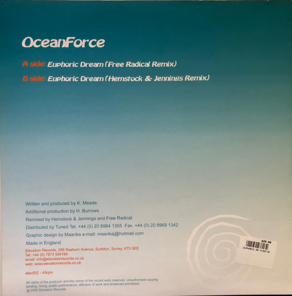 Oceanforce - Euphoric Dream (Remixes) | Elevation Records (ELEV 002) - 2 Oceanforce - Euphoric Dream (Remixes) | Elevation Records (ELEV 002) - 2