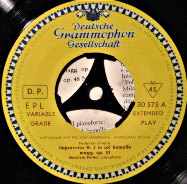 Frédéric Chopin Suona Al Pianoforte Maurizio Pollini - VI Concorso Internazionale Chopin Per Pianoforte, Varsavia 1960 | Deutsche Grammophon (30 575 EPL) - 3 Frédéric Chopin Suona Al Pianoforte Maurizio Pollini - VI Concorso Internazionale Chopin Per Pianoforte, Varsavia 1960 | Deutsche Grammophon (30 575 EPL) - 3
