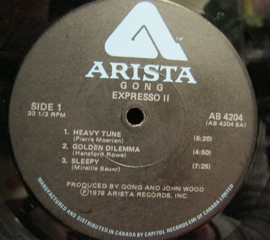 Pierre Moerlen's Gong - Expresso II [Vinyl] | Arista (AB 4204) - 2