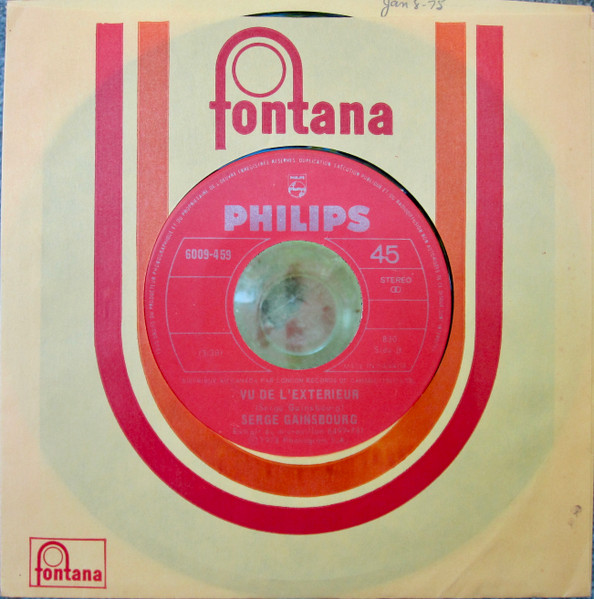 Serge Gainsbourg - Je Suis Venu Te Dire Que Je M'en Vais | Philips (6009-459) - 4