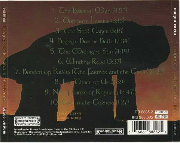 Tempest - Turn Of The Wheel | Roadrunner Records (RR 8885-2) - 2
