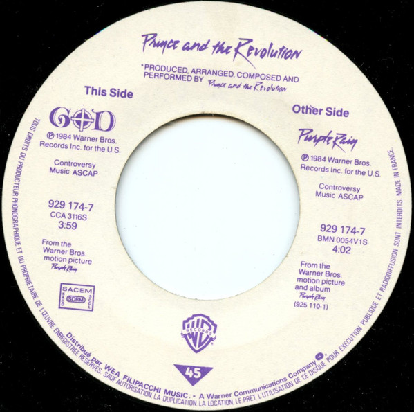 Prince And The Revolution - Purple Rain | Warner Bros. Records (929 174-7) - 3