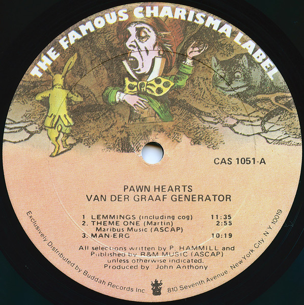 Van Der Graaf Generator - Pawn Hearts | Charisma (CAS 1051) - 3