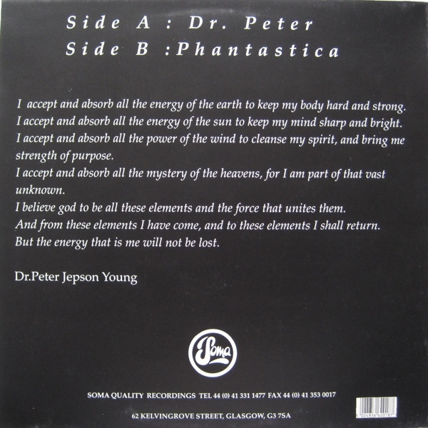 Rejuvination - Dr. Peter | Soma Quality Recordings (SOMA 018) - 2