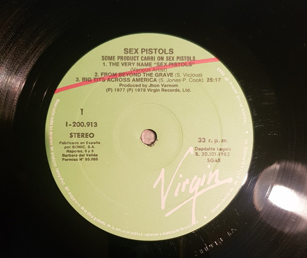 Sex Pistols - Some Product Carri On Sex Pistols | Virgin (I-200 913) - 3