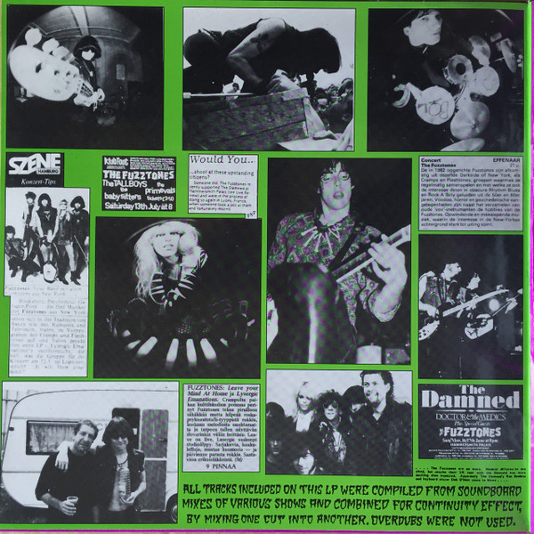 The Fuzztones - Live In Europe! | Music Maniac Records (MM 006) - 2 The Fuzztones - Live In Europe! | Music Maniac Records (MM 006) - 2