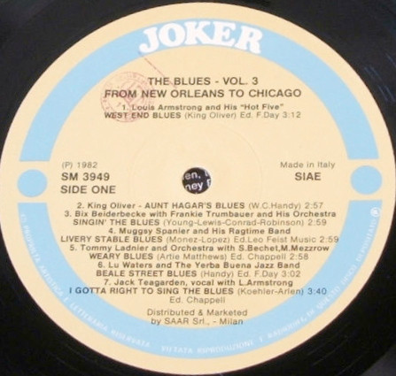 Various - The Blues Vol. 3 - From New Orleans To Chicago | Joker (SM 3949) - 3 Various - The Blues Vol. 3 - From New Orleans To Chicago | Joker (SM 3949) - 3