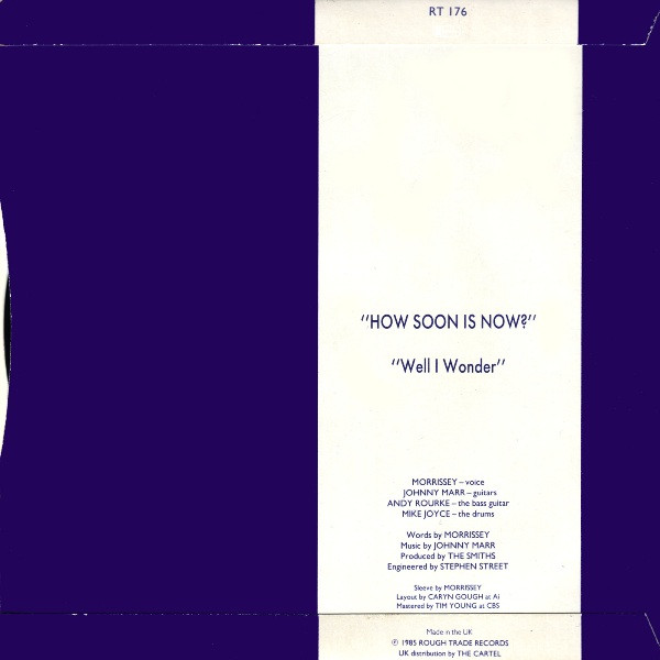 The Smiths - How Soon Is Now? | Rough Trade (RT 176) - 2