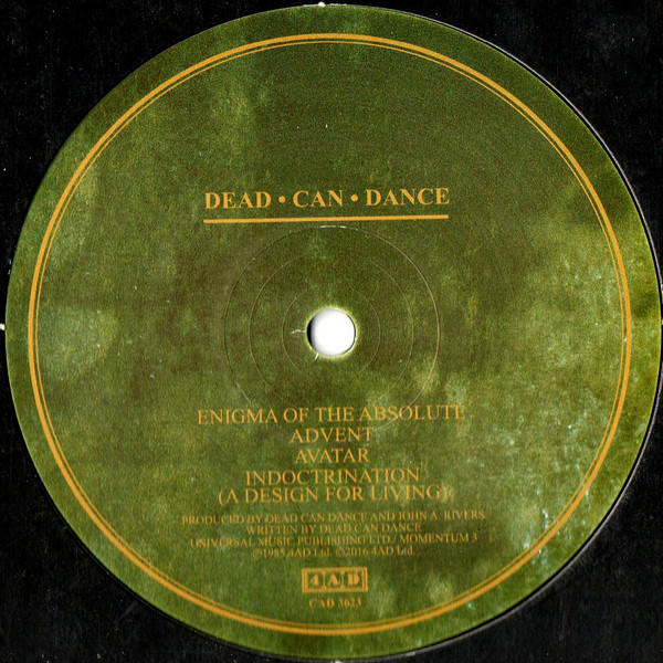 Dead Can Dance - Spleen And Ideal | 4AD (CAD 3623) - 2 Dead Can Dance - Spleen And Ideal | 4AD (CAD 3623) - 2