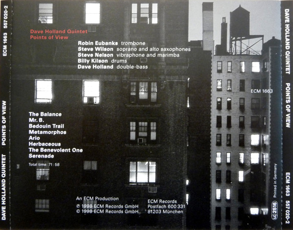 Dave Holland Quintet - Points Of View | ECM Records (ECM 1663) - 4 Dave Holland Quintet - Points Of View | ECM Records (ECM 1663) - 4