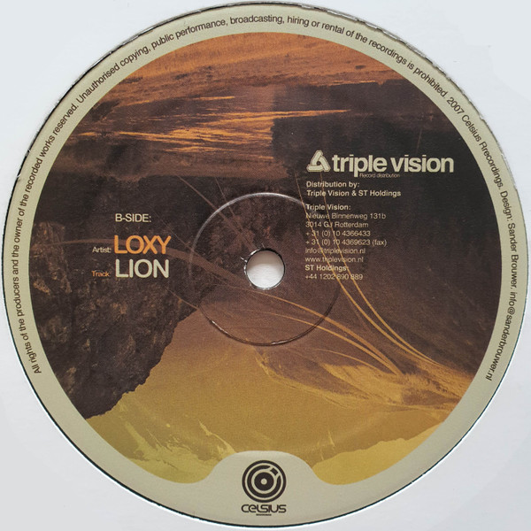 Munk / Loxy - On The Ground / Lion | Celsius Recordings (CLS006) - 2