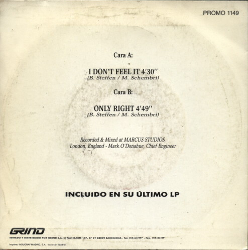 Barron Steffen - I Don't Feel It | Grind (PROMO-1149) - 2