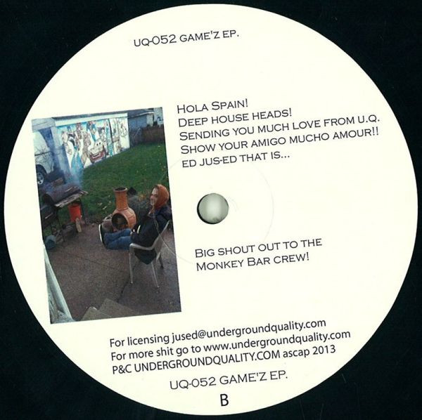 Diego Gamez - Game'z EP | Underground Quality (UQ-052)