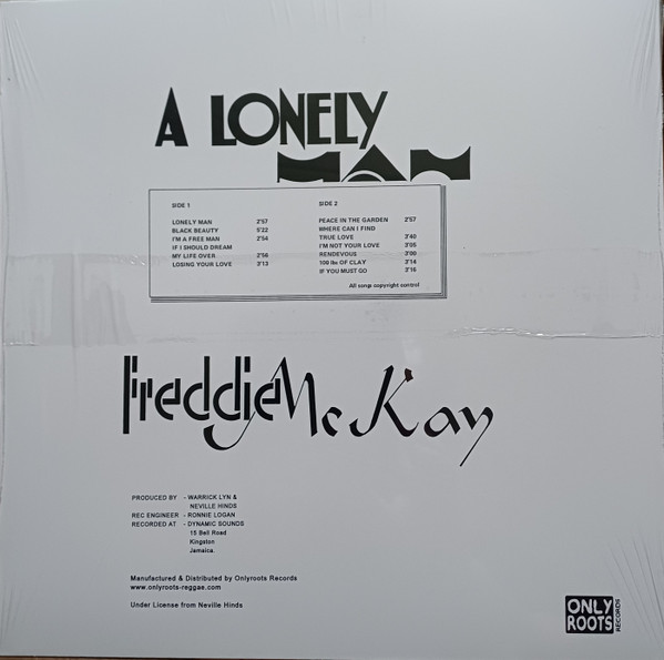 Freddie McKay - A Lonely Man | Onlyroots Records (ORLP30) - 2