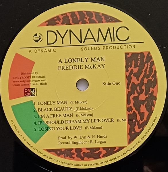 Freddie McKay - A Lonely Man | Onlyroots Records (ORLP30) - 3