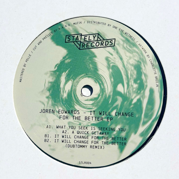 Joren Edwards - It Will Change For The Better | Stately Records (STLR004)